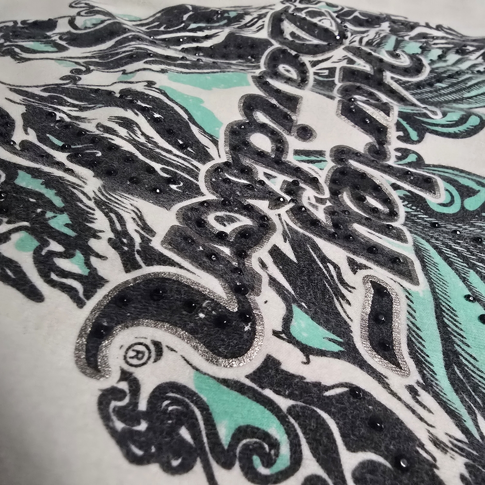 Harley-Davidson Teal and White Shirt - Picture 5 of 5
